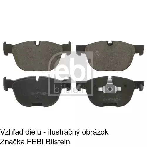 Brzdové dosky POLCAR S70-0593