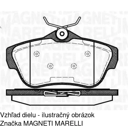 Brzdové dosky POLCAR S70-1090 - obr. 3