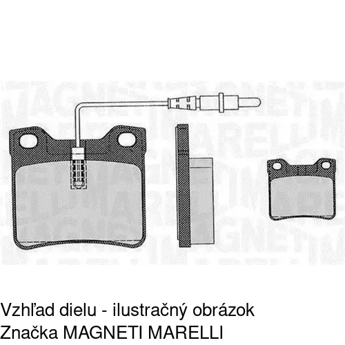 Brzdové dosky POLCAR S70-1181 - obr. 3