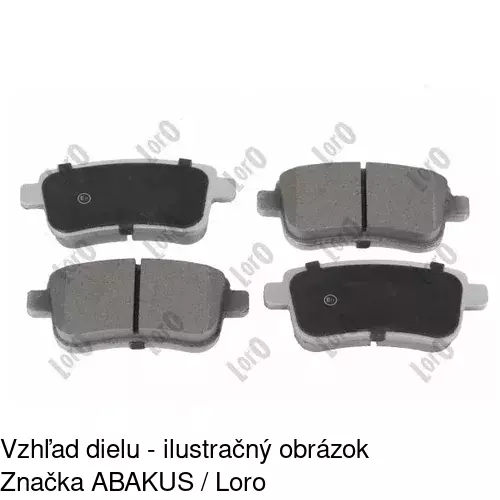 Brzdové dosky POLCAR S70-1354 - obr. 4