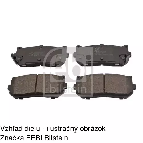 Brzdové dosky POLCAR S70-1369 - obr. 2