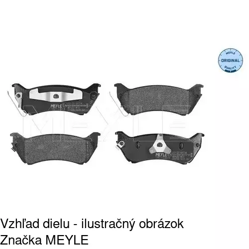 Brzdové dosky POLCAR S70-1383 - obr. 2