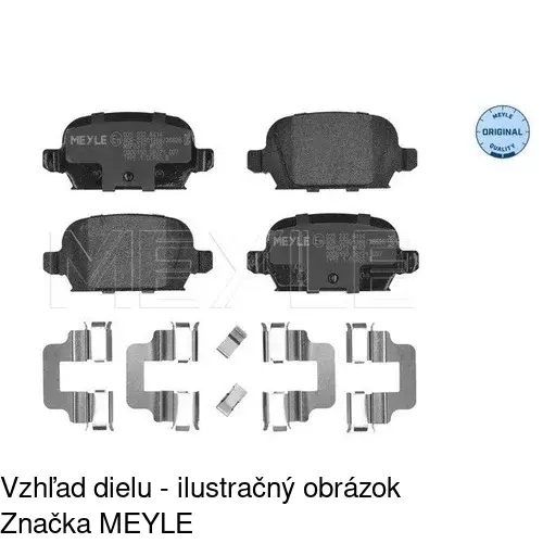 Brzdové dosky POLCAR S70-1538 - obr. 2