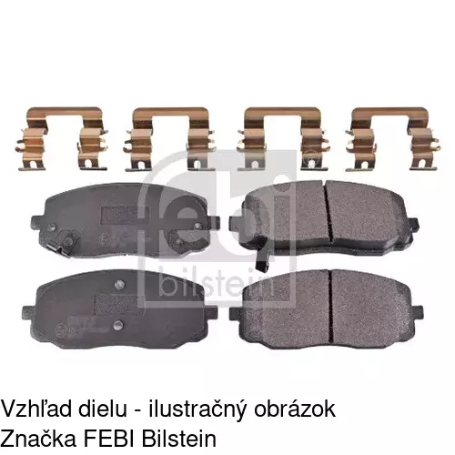 Brzdové dosky POLCAR S70-1541 - obr. 5