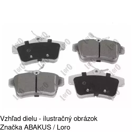 Brzdové dosky POLCAR S70-1575 - obr. 5