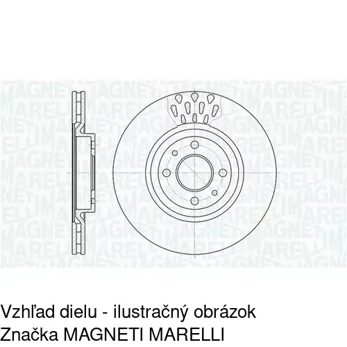 Brzdový kotúč POLCAR S71-0052 - obr. 2