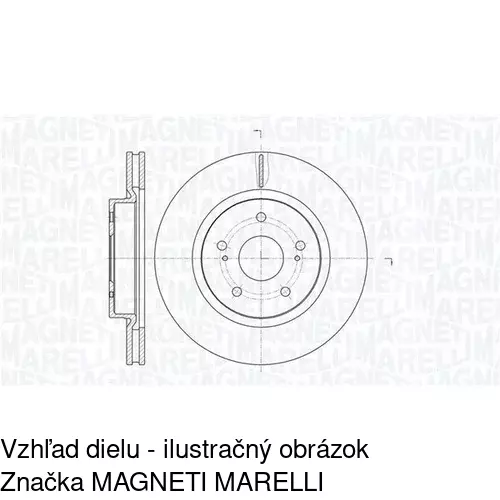 Brzdový kotúč POLCAR S71-0209