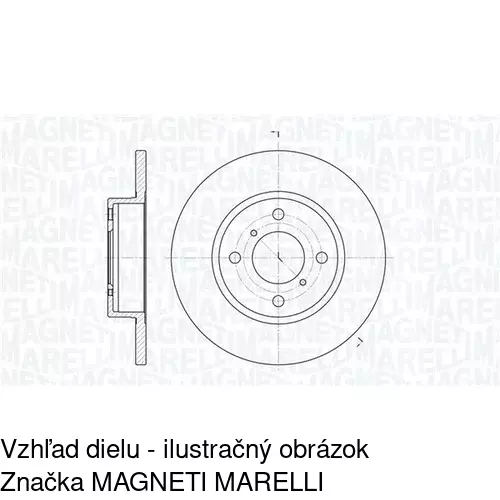 Brzdový kotúč POLCAR S71-0396 - obr. 1