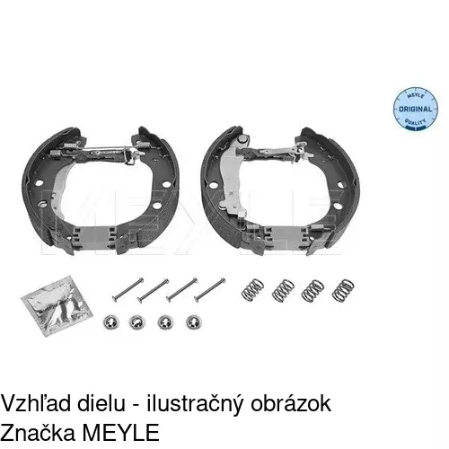 Brzdové čeľuste POLCAR S72-1031 - obr. 1