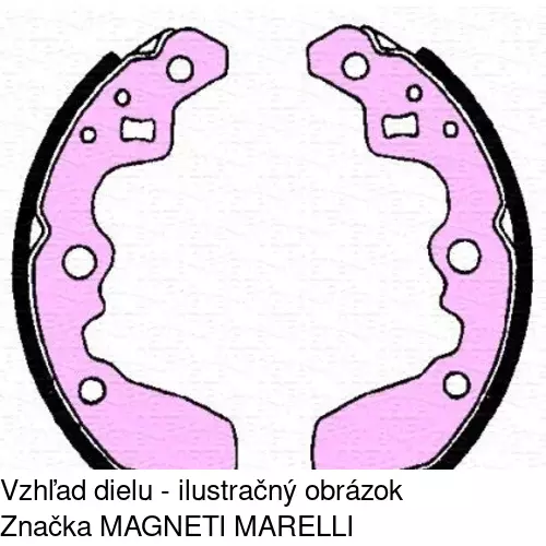 Brzdové čeľuste POLCAR S72-1078 - obr. 3