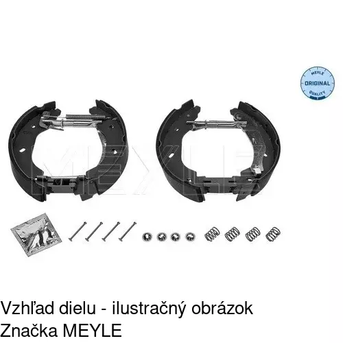 Brzdové čeľuste POLCAR S72-1091 - obr. 4