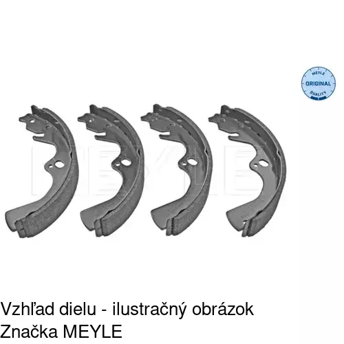 Brzdové čeľuste POLCAR S72-1092