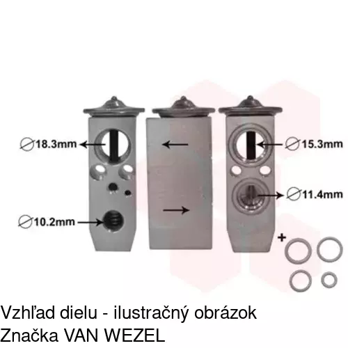 Expanzný ventil POLCAR TSP0585112 - obr. 1