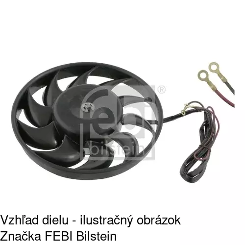 Ventilátor bez krytu / podpery POLCAR 130723U3 - obr. 1