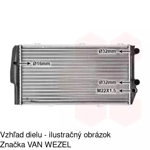 Chladiče vody POLCAR 131508A1 - obr. 2