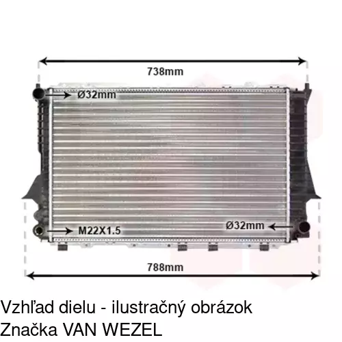 Chladiče vody POLCAR 131608A4 - obr. 5