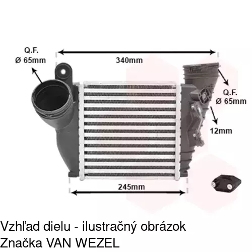 Chladiče vzduchu (Intercoolery) POLCAR 1323J8-5 - obr. 4