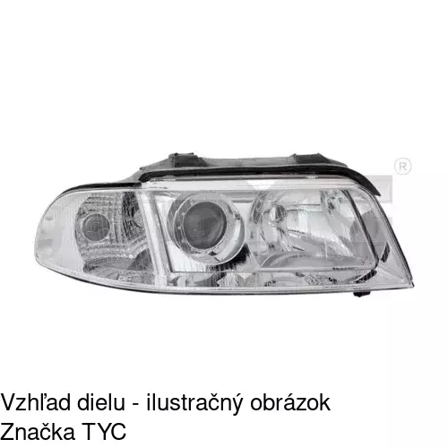 Hlavný reflektor 1325102E /POLCAR/ - obr. 1