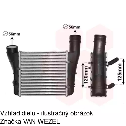 Chladiče vzduchu (Intercoolery) POLCAR 1325J8-6 - obr. 4