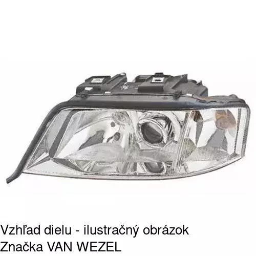 Hlavný reflektor POLCAR 1327091H - obr. 2