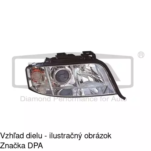 Hlavný reflektor POLCAR 1327108E - obr. 1