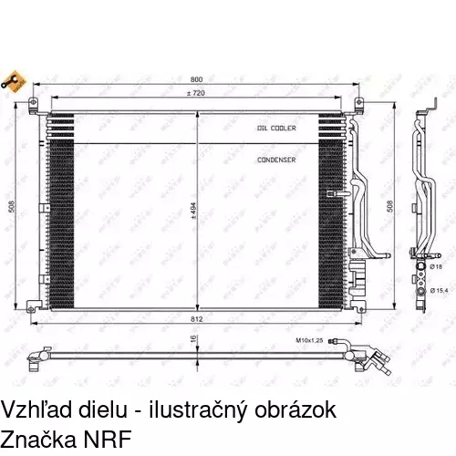 Chladiče klimatizácie POLCAR 1329K8C1