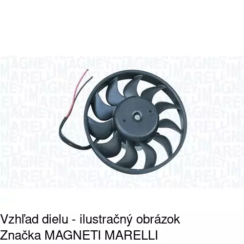 Ventilátor bez krytu / podpery POLCAR 133423U2 - obr. 2