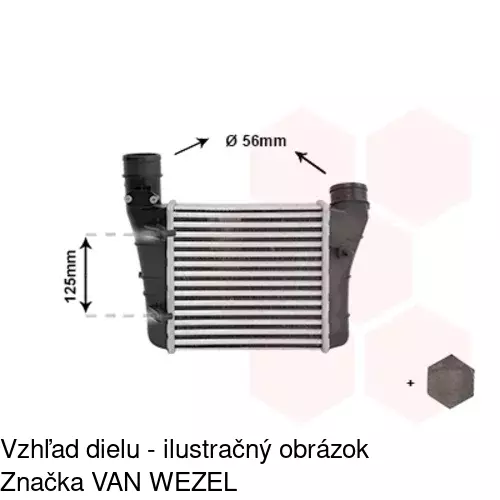 Chladiče vzduchu (Intercoolery) POLCAR 1335J8-3 - obr. 3