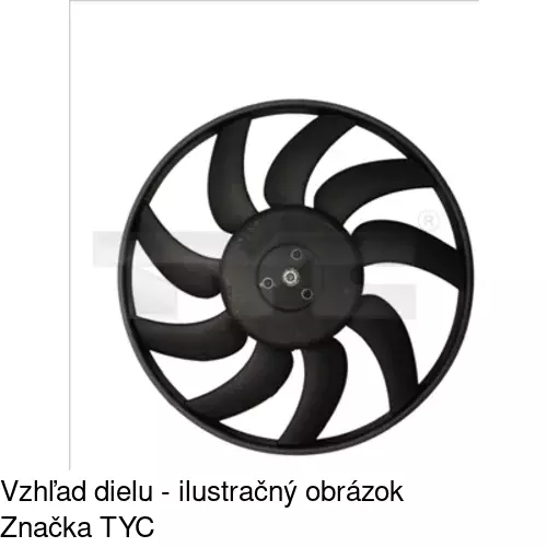 Ventilátory chladičov POLCAR 133723W1 - obr. 1