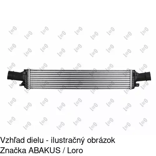 Chladiče vzduchu (Intercoolery) POLCAR 1337J8-2 - obr. 4