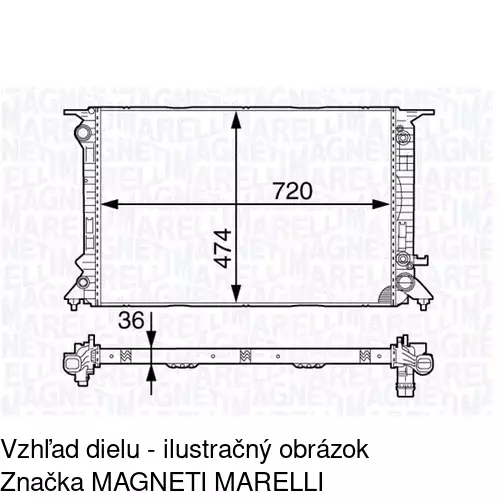 Chladiče vody POLCAR 136508-1