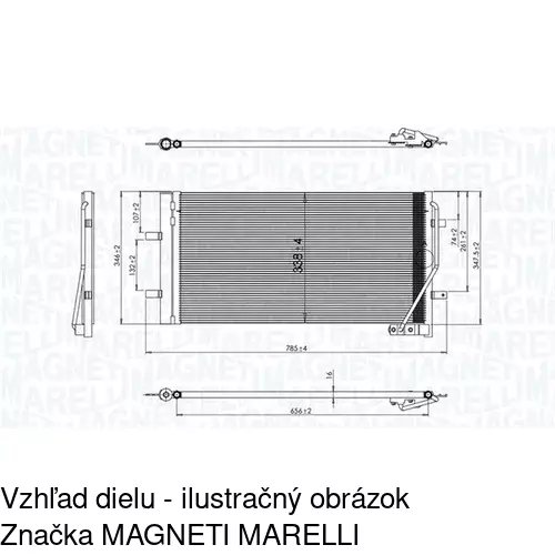 Chladiče klimatizácie POLCAR 13X1K8C1