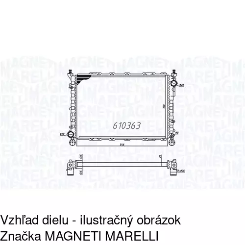 Chladiče vody POLCAR 140208A1