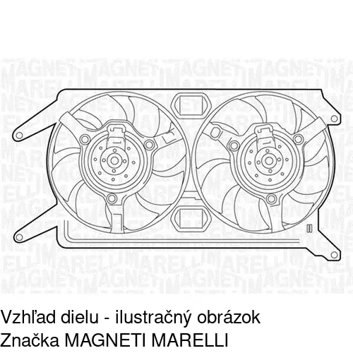 Ventilátory chladičov POLCAR 140823W3