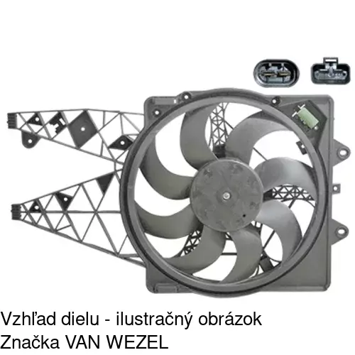 Ventilátory chladičov POLCAR 142523W1 - obr. 2