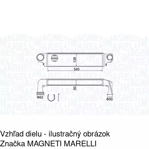 Chladiče vzduchu (Intercoolery) 2009J8-1 /POLCAR/ - obr. 1