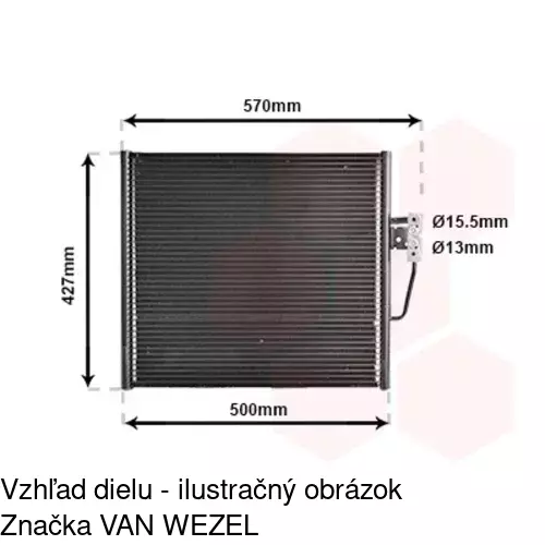 Chladiče klimatizácie POLCAR 2016K8C1 - obr. 3