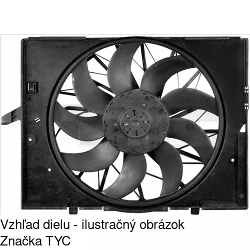 Ventilátory chladičov POLCAR 201723W2X - obr. 1