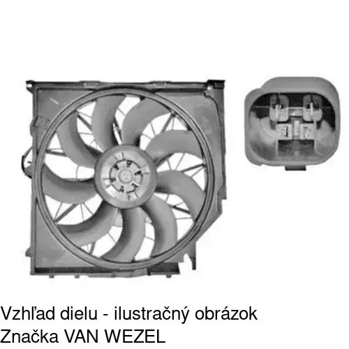 Ventilátory chladičov POLCAR 205523W3