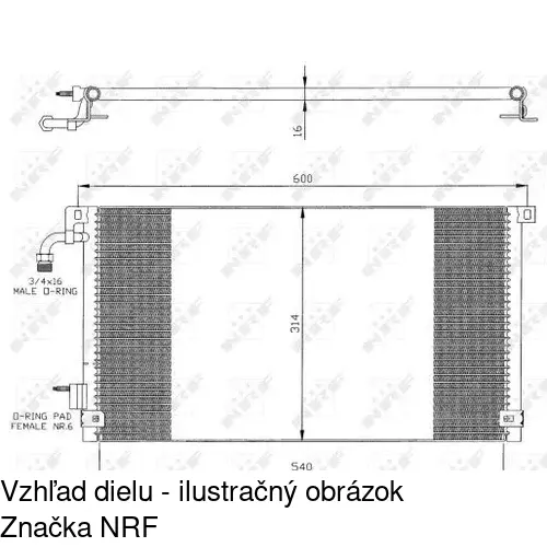 Chladiče klimatizácie POLCAR 2306K8C2 - obr. 1