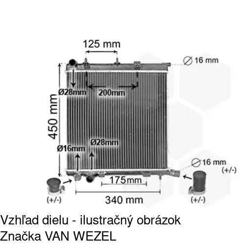 Chladiče vody 231508-4 /POLCAR/ - obr. 5