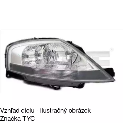 Hlavný reflektor POLCAR 2315090E