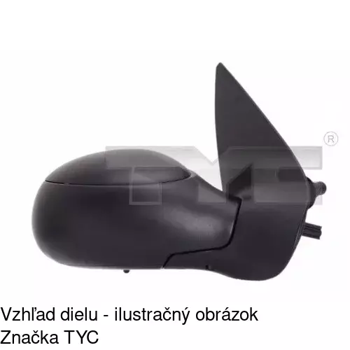 Vonkajšie zrkadlo POLCAR 2315524S - obr. 1