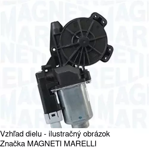 Elektrický mechanizmus okna dverí POLCAR 2315PSE2A - obr. 1