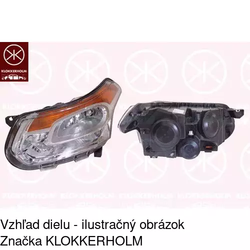 Hlavný reflektor POLCAR 231709-E