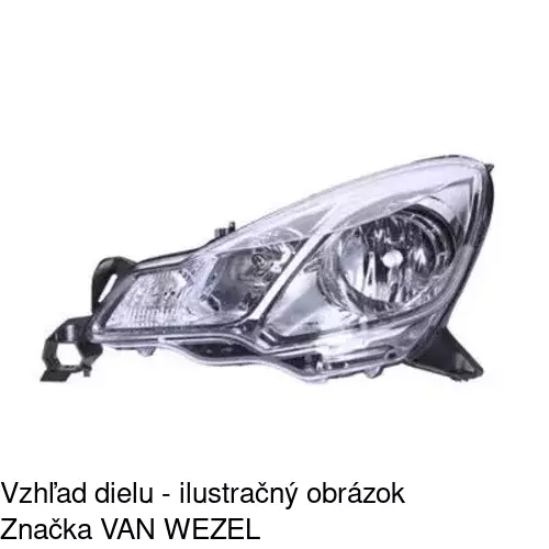 Hlavný reflektor POLCAR 231809-E - obr. 5