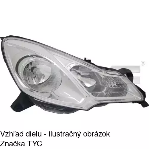 Hlavný reflektor POLCAR 231810-E