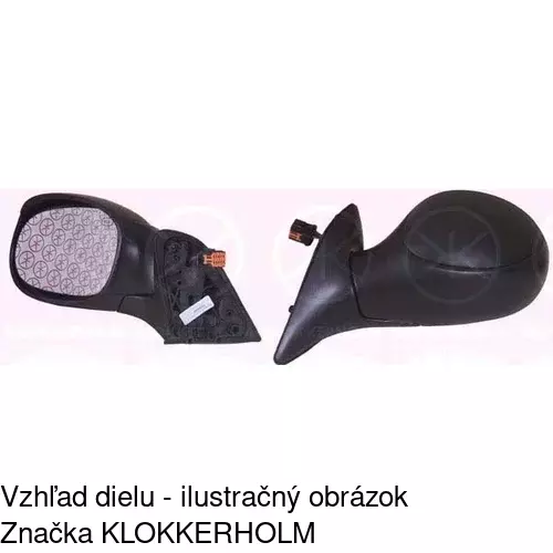 Vonkajšie zrkadlo POLCAR 2327518E - obr. 1