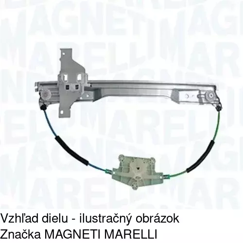 Mechanizmus sťahovania okna elektrický bez motora POLCAR 2329PSG2 - obr. 1