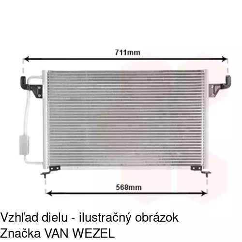 Chladiče klimatizácie 2330K8C2 /POLCAR/ - obr. 1